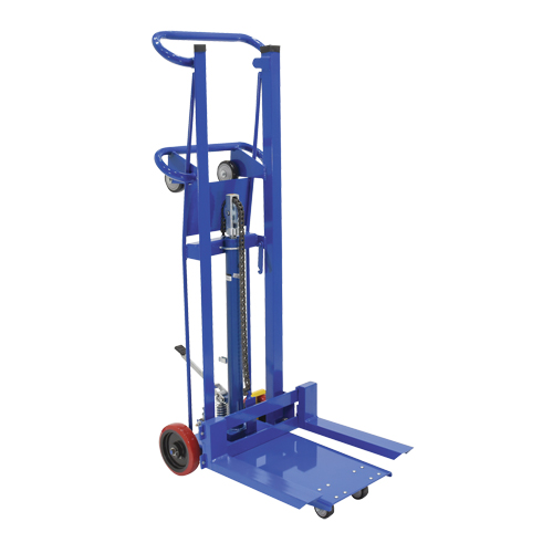 Empileur &agrave; plateforme, M&eacute;canisme Pompe au pied, Capacit&eacute; de 750 lb, Levage max de 52" PB Rental Co. Ltd.