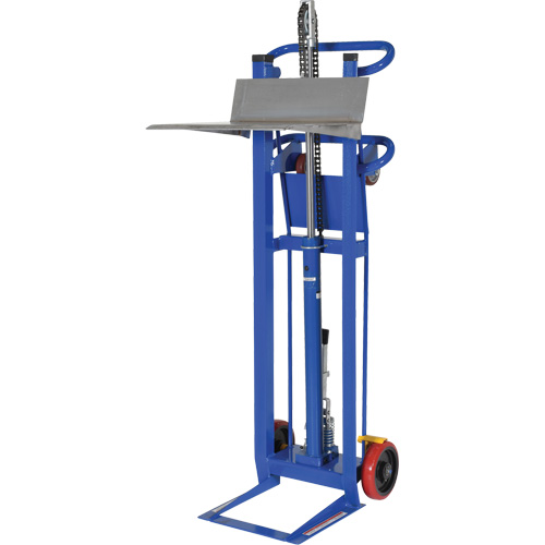 Gerbeur &agrave; plateforme hydraulique, M&eacute;canisme Pompe au pied, Capacit&eacute; de 750 lb, Levage max de 52" PB Rental Co. Ltd.