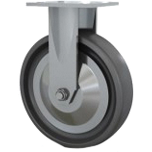 Roulette robuste, Fixe, 8" (203,2 mm), Elastom&egrave;re dur, 1000 lb (453,6 kg) PB Rental Co. Ltd.