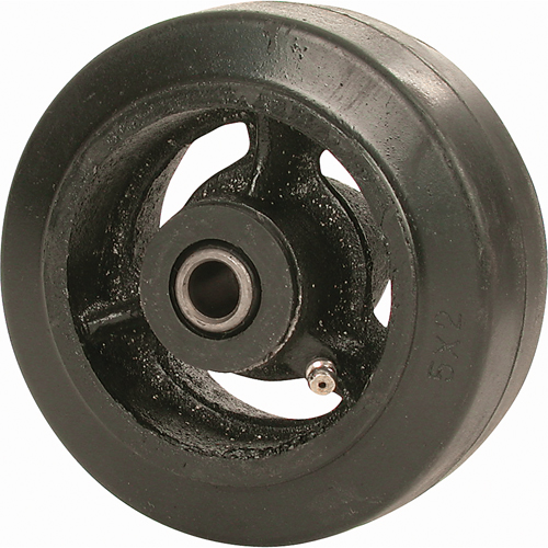 Roue en caoutchouc moul&eacute;, 4" (102 mm) dia. x 2-1/2" (63,5 mm) la, Capacit&eacute; de 400 lb (181 kg) PB Rental Co. Ltd.