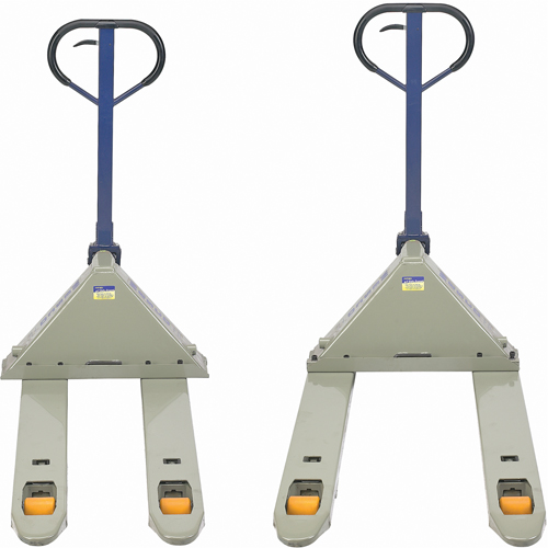Adjustable Width Pallet Trucks, 48" L x 27" W, 5500 lbs. Capacity PB Rental Co. Ltd.