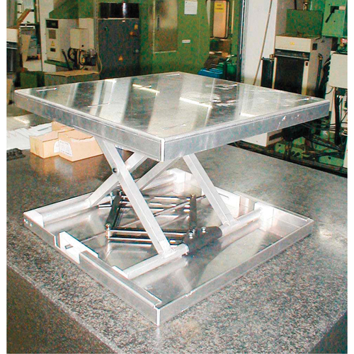 Lift-Tool Table Top Scissor Lift, 23" L x 22" W, Aluminum, 300 lbs. Capacity PB Rental Co. Ltd.