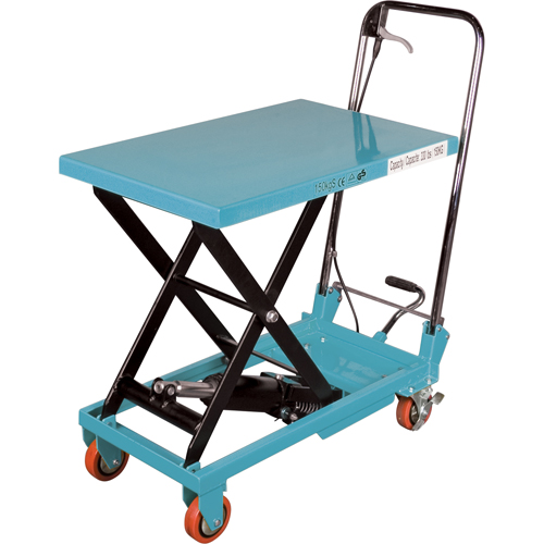 Table &eacute;l&eacute;vatrice robuste &agrave; ciseaux hydraulique, 27-1/2" lo x 17-3/4" la, Acier, Capacit&eacute; 330 lb PB Rental Co. Ltd.