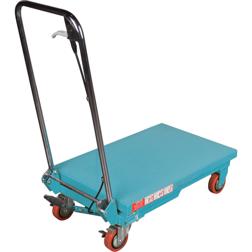 Table &eacute;l&eacute;vatrice robuste &agrave; ciseaux hydraulique, 27-1/2" lo x 17-3/4" la, Acier, Capacit&eacute; 330 lb PB Rental Co. Ltd.