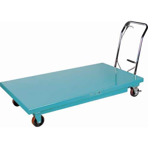 Table &eacute;l&eacute;vatrice robuste &agrave; ciseaux hydraulique, 63" lo x 31-7/8" la, Acier, Capacit&eacute; 1100 lb PB Rental Co. Ltd.