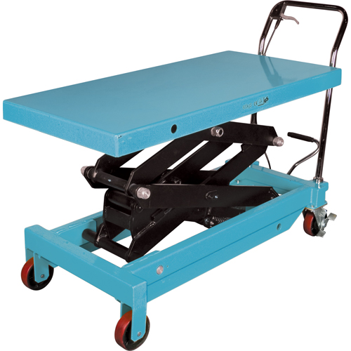 Heavy-Duty Hydraulic Scissor Lift Table, 48" L x 24" W, Steel, 1545 lbs. Capacity PB Rental Co. Ltd.