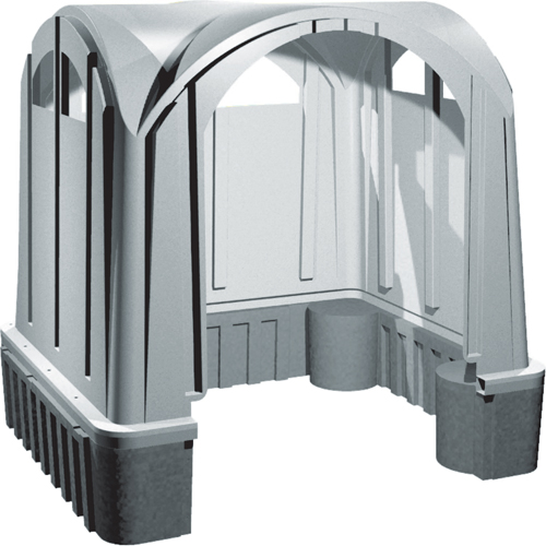 Abris en poly pour l'ext&eacute;rieur, 3 murs, 7' lo x 6' la x 7' h PB Rental Co. Ltd.