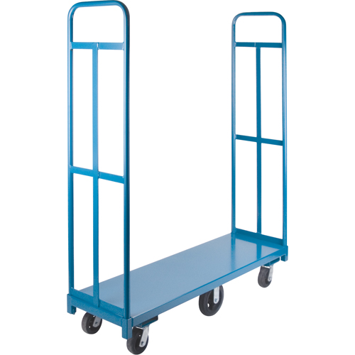 U-Boat Platform Truck, 60" L x 18" W, 1500 lbs. Capacity, Rubber Casters PB Rental Co. Ltd.