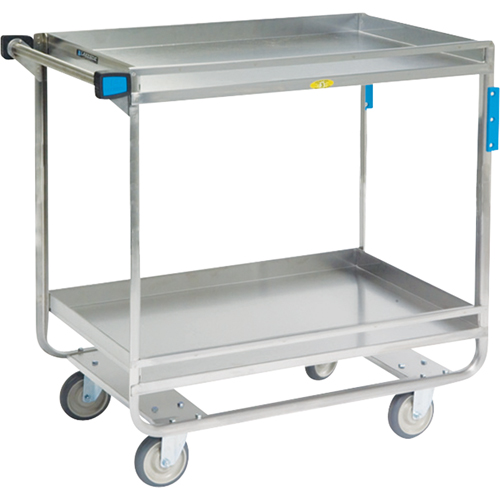 Chariots avec barres de retenue, 2 Tiers, 23" la x 37-1/4" h x 38-5/8" p, Capacit&eacute; 700 lb PB Rental Co. Ltd.