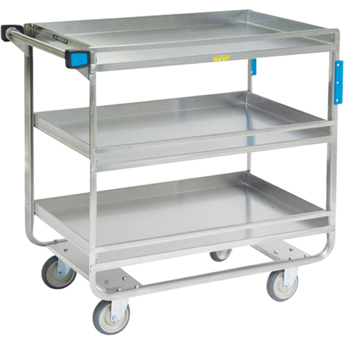 Guard Rail Carts, 3 Tiers, 23" W x 37-1/4" H x 38-5/8" D, 700 lbs. Capacity PB Rental Co. Ltd.