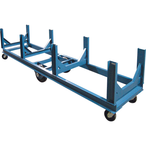 Chariot &agrave; berceaux, 120" lo x 28" la x 29" h, Capacit&eacute; de 5000 lb, Roue Ph&eacute;nolique PB Rental Co. Ltd.