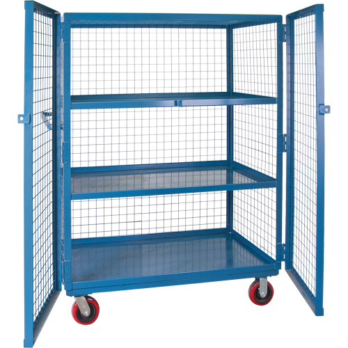 Chariot en treillis m&eacute;tallique, 3 niveaux, 51" lo x 32" la x 62,5" h, Cap. 2400 lb PB Rental Co. Ltd.