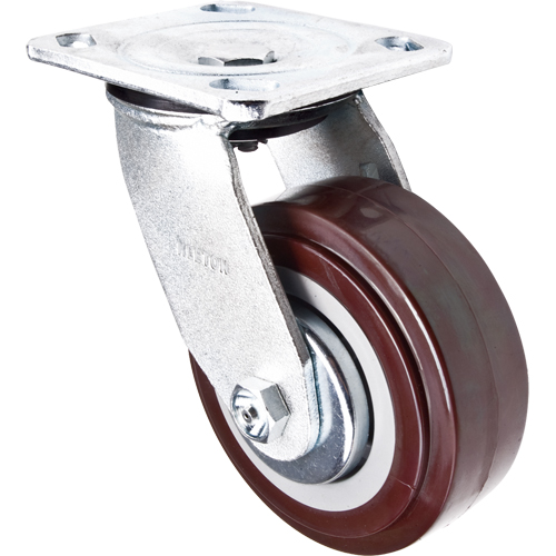Roulette, Pivotant, 5" (127 mm), Polyur&eacute;thane, 650 lb (294 kg) PB Rental Co. Ltd.