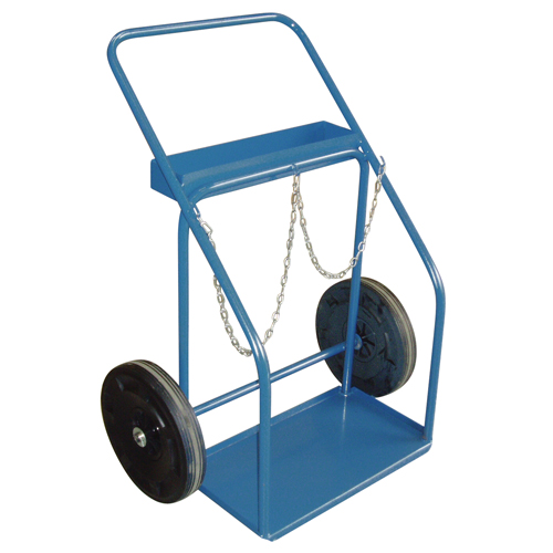 Gas Cylinder Carts, Rubber Wheels, 13" W x 25" L Base, 1000 lbs. PB Rental Co. Ltd.