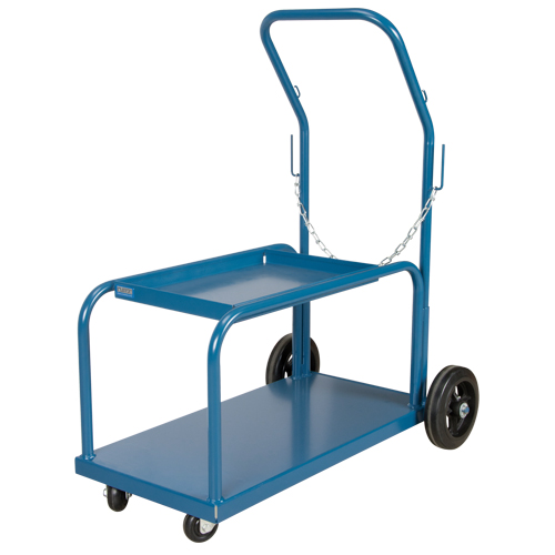 Mini-MIG Welding Cart, Rubber Wheels, 18" W x 36" L Base, 1000 lbs. PB Rental Co. Ltd.