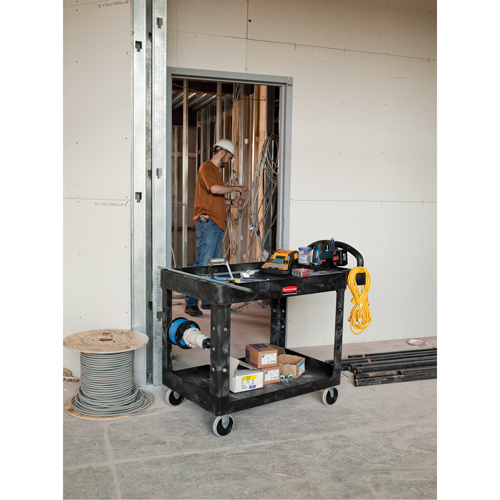 Heavy Duty Utility Cart - 4500-88, 2 Tiers, 17-1/8" x 33-1/4" x 39", 500 lbs. Capacity PB Rental Co. Ltd.