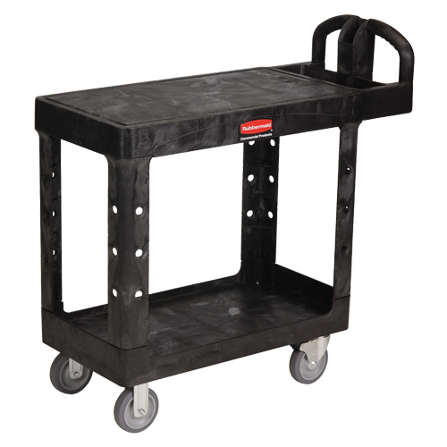 Flat Shelf Heavy Duty Utility Cart - 4505-00, 2 Tiers, 17-1/4" x 38-1/10" x 38-1/2", 500 lbs. Capacity PB Rental Co. Ltd.