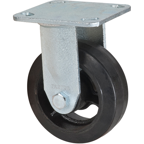 Mold-on Caster, Rigid, 5" (127 mm), Rubber, 440 lbs. (199 kg.) PB Rental Co. Ltd.