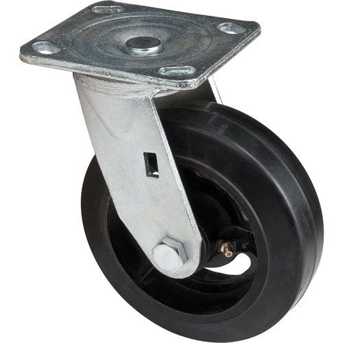 Mold-on Caster, Swivel, 6" (152.4 mm), Rubber, 550 lbs. (249 kg.) PB Rental Co. Ltd.