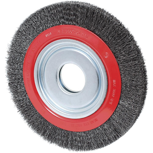 101K-5C Crimped Wire Wheel, 12" Dia., 0.02" Fill, 2" Arbor PB Rental Co. Ltd.