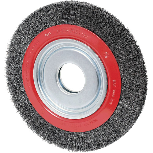 Crimped Wire Wheel, 12" Dia., 0.014" Fill, 2" Arbor PB Rental Co. Ltd.