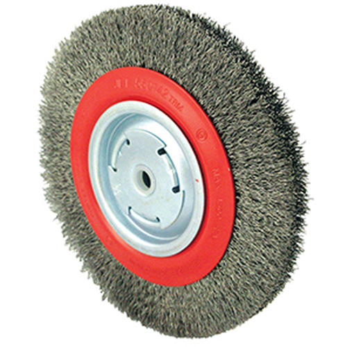 101G-2M Medium Wire Wheel, 8" Dia., 0.014" Fill, 1/2" - 2" Arbor PB Rental Co. Ltd.