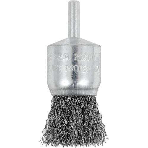 Shaft Mounted Crimped End Brush, 1", 0.012" Fill, 1/4" Shank PB Rental Co. Ltd.