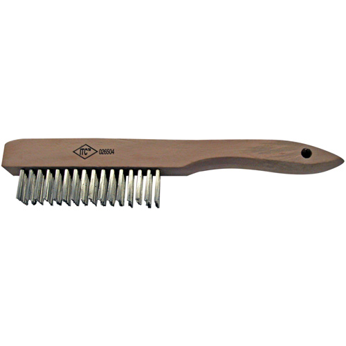 Scratch Brush, Stainless Steel, 4 x 16 Wire Rows PB Rental Co. Ltd.