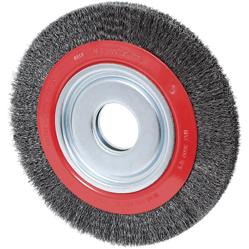 Disque &agrave; fils cr&ecirc;p&eacute;s, 8" dia., Fils 0,014", Arbre 1/2"/2"/5/8" PB Rental Co. Ltd.