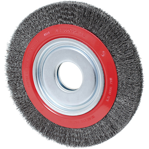 Crimped Wire Wheel, 10" Dia., 0.014" Fill, 2" Arbor PB Rental Co. Ltd.
