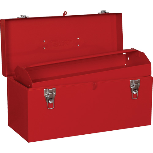 Heavy-Duty Tool Box, 8-1/2" D x 20" W x 9-1/2" H, Red PB Rental Co. Ltd.