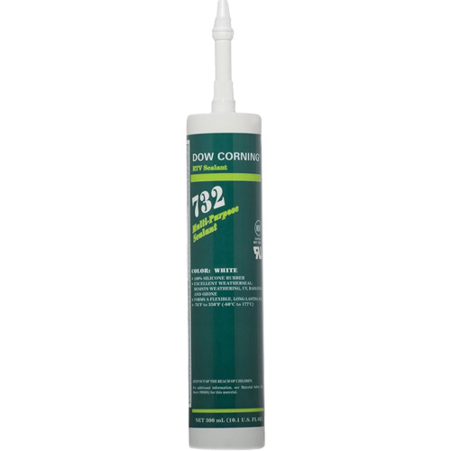 Dowsil 732 Multi-Purpose Silicone Sealant, 300 ml, Cartridge, White PB Rental Co. Ltd.