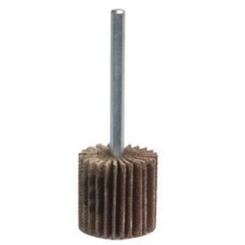 Mini Mounted Flap Wheel, Aluminum Oxide, 120 Grit, 1" x 1/2" x 1/4" PB Rental Co. Ltd.