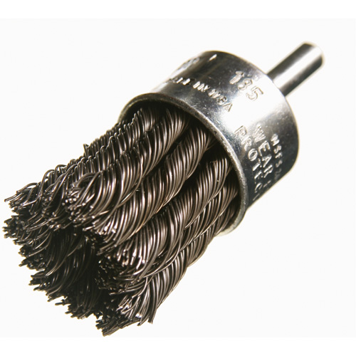 Knotted Wire End Brushes, 1" Dia., 0.012" Wire Dia., 1/4" Shank PB Rental Co. Ltd.