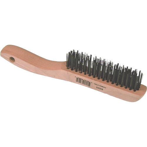 Short Wire Brush, Steel, 4 x 16 Wire Rows, 10" Long PB Rental Co. Ltd.