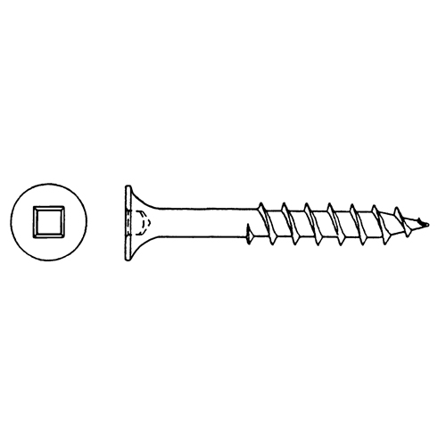 Deck Screws, #8 x 1-1/2" L, Green PB Rental Co. Ltd.