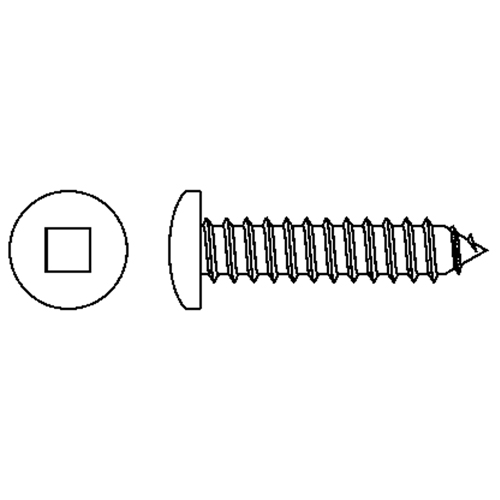 Tapping Pan Head Screws, #10 x 1-1/2" L, Zinc Plated PB Rental Co. Ltd.