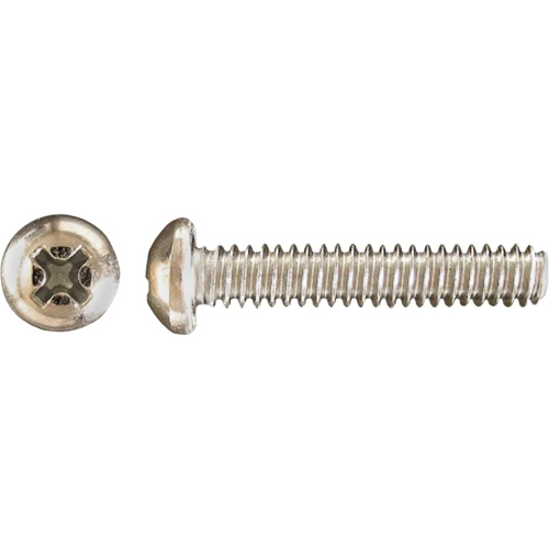 Pan Phillips HD Machine Screws, #10 x 1" L, Zinc Plated PB Rental Co. Ltd.