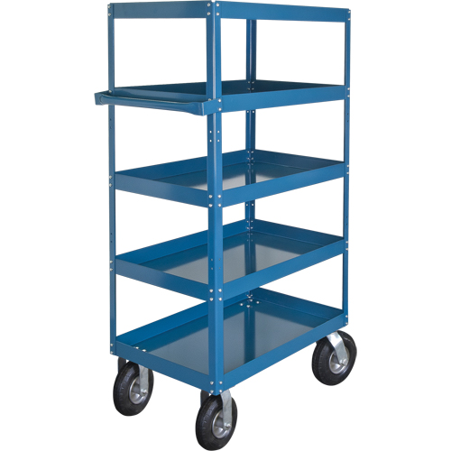 Shelf Carts , 5 Tiers, 24" W x 65" H x 36" D, 900 lbs. Capacity PB Rental Co. Ltd.