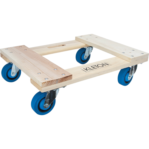 Socle roulant en bois dur, Roues en Caoutchouc, Capacit&eacute; de 1400 lb, 18" la x 24" p x 7" h PB Rental Co. Ltd.
