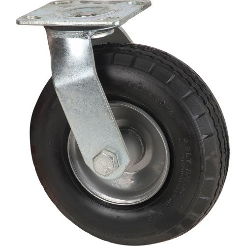 Roulettes pneumatiques, Pivotant, 8" (203,2 mm), Pneumatique, 350 lb (158,8 kg) PB Rental Co. Ltd.