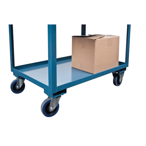Chariots de service &agrave; bordure profonde, 2 Tiers, 24" la x 47" h x 36" p, Capacit&eacute; 1200 lb PB Rental Co. Ltd.