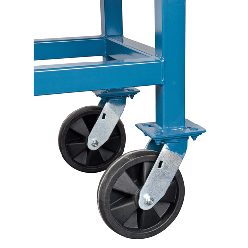 Chariots &agrave; plateforme sur&eacute;lev&eacute;e, 60" lo x 30" la x Capacit&eacute; 1800 lb, Roues en Caoutchouc PB Rental Co. Ltd.