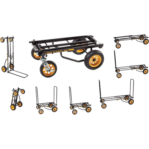 Transporteur d'&eacute;quipement 8 en 1 RockNRoller Multi-Cart, tout terrain, Acier, Capacit&eacute; 500 lb PB Rental Co. Ltd.