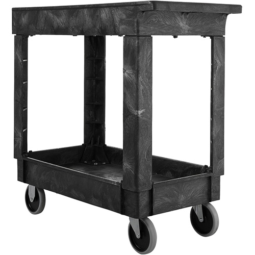 Flat Handle Utility Cart, 2 Tiers, 34" x 31-1/4" x 16", 500 lbs. Capacity PB Rental Co. Ltd.