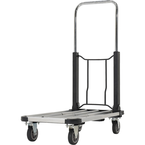 Fold-Up Platform Truck, Stainless Steel, 300 lbs., 28" L x 16" W, 33-1/2" High PB Rental Co. Ltd.
