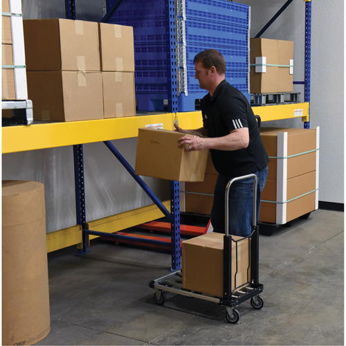 Fold-Up Platform Truck, Stainless Steel, 300 lbs., 28" L x 16" W, 33-1/2" High PB Rental Co. Ltd.