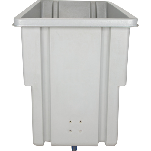 Chariot basculeur en acier, Poly&eacute;thyl&egrave;ne, 0,625 vg³, Capacit&eacute; de charge de 500 lb PB Rental Co. Ltd.