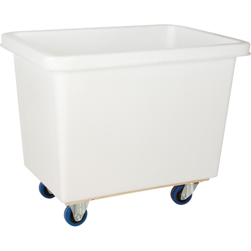 Chariot-caisse en &agrave; parois effil&eacute;es, Poly&eacute;thyl&egrave;ne blanc, 33" lo x 20" la x 29" h, Volume 7 pi³, Capacit&eacute; 600 lb PB Rental Co. Ltd.