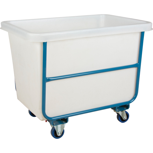 Chariot-caisse en &agrave; parois effil&eacute;es, Poly&eacute;thyl&egrave;ne blanc, 33" lo x 20" la x 29" h, Volume 7 pi³, Capacit&eacute; 1000 lb PB Rental Co. Ltd.